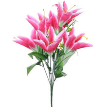 Load image into Gallery viewer, 40cm Lily Bush (6 Heads) - Assorted Colours