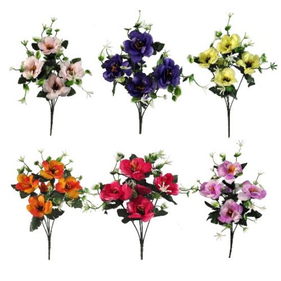 36 X 30cm Mini Anemone Bush - Assorted Colours - Full Box