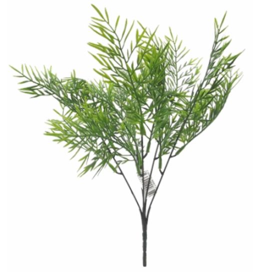 36cm Artificial Green Fern Bundle - Greenery