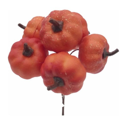 16cm Pumpkin Bundle - 6 Stems - 4cm Head