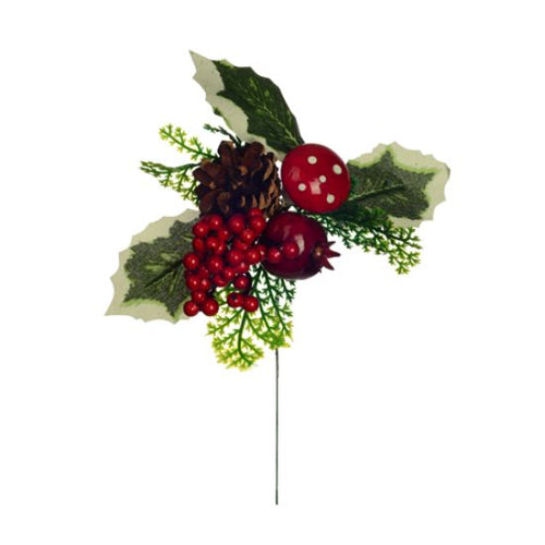 12 x Mushroom, Berry and Foliage Picks - FULL BAG