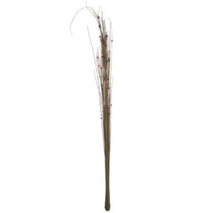 105cm Natural Ting Ting with Burgundy Bead