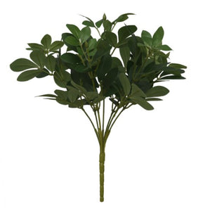 31cm Green Foliage Bush Bunch - Greenery