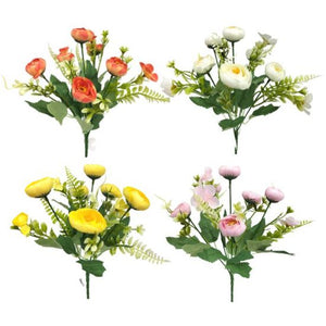 48 X 34cm Ranunculus Bush -  Assorted Colours -Full Box