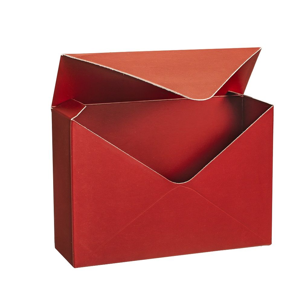 Pack of 10 - Oasis Lined Cardboard Envelopes - Red