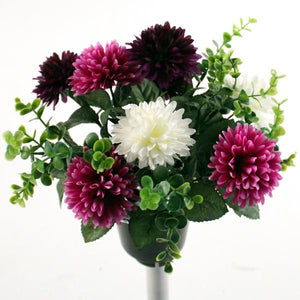 Chrysanthemum Cemetery Pot - Memorial Grave Pot