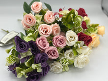 Load image into Gallery viewer, 48 X Blossom - Rose Bunch -  Assorted Colours - Full Box