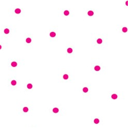 80cm x 100m Hot Pink Dot Cellophane - LARGE ITEM