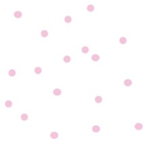 80cm x 100m Baby Pink Dot Cellophane - LARGE ITEM