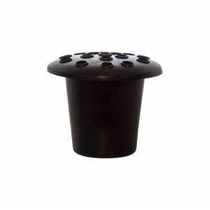 Pack of 10 Black Inserts - Memorial Grave Vase Pot Insert Artificial or Fresh Flowers