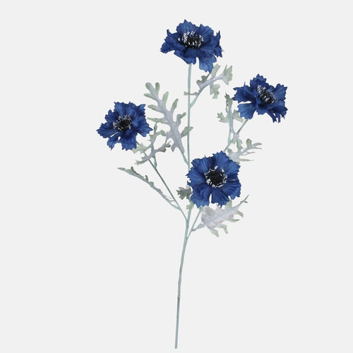 60cm Artificial Blue Cornflower
