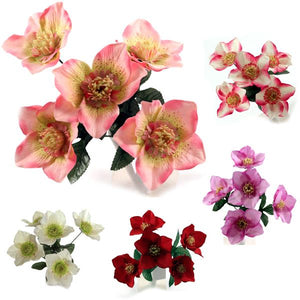 32cm Lotus Bush- Artificial Silk Flower