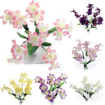 36cm Lilac Bush - Artificial Silk Flower