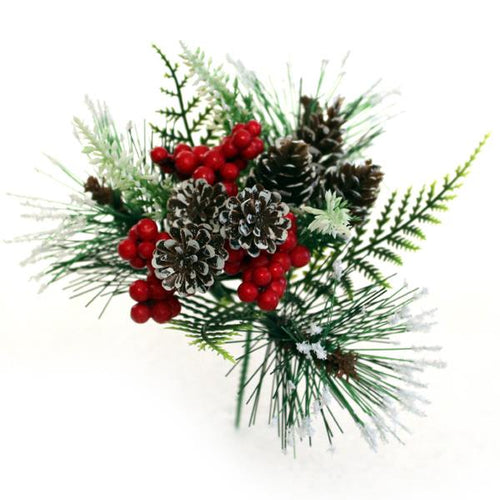 12 x Berry, Pine Cone & Foliage Pick - FULL BAG