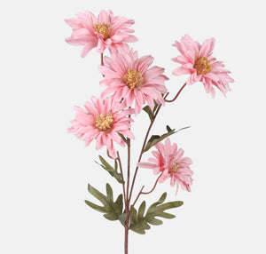 75cm Pink Dahlia Single Stem -  Artificial Flower