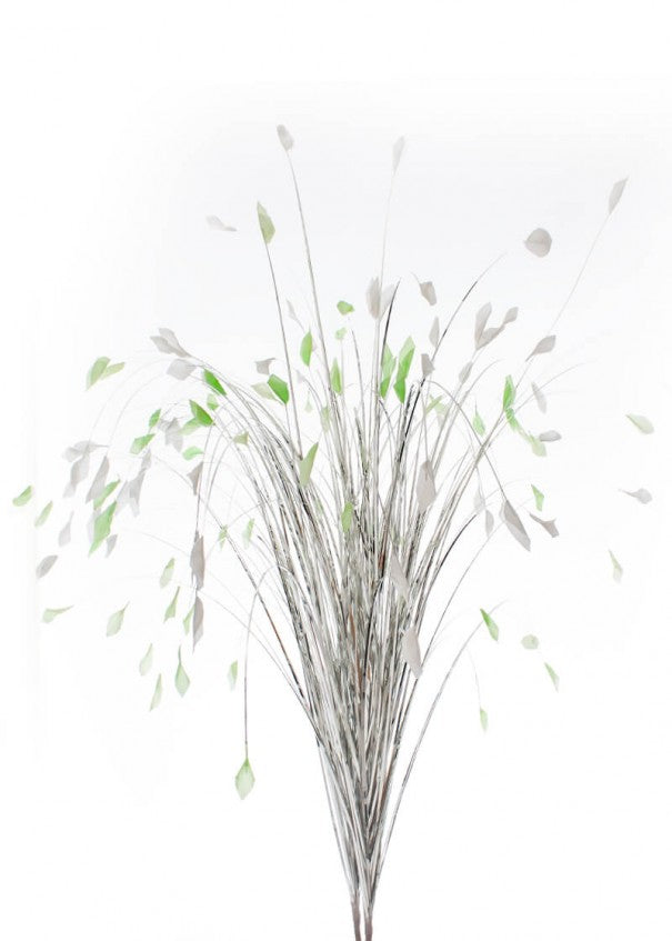 LAST BOX!! 24 x MIXED FULL BOX Silver Grass with Grey, Green, Navy & Blue Tips - BULK BUY