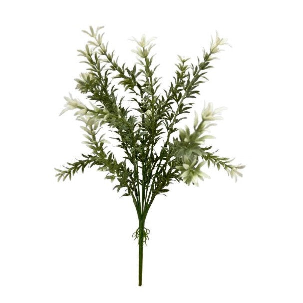 42cm White Plastic Filler Bush