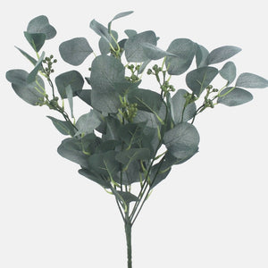 50cm Eucalyptus Bunch Green Foliage - 9 Stems