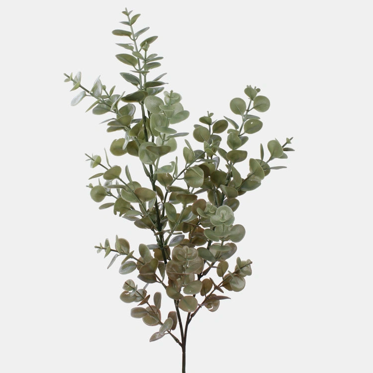 72cm Artificial Green Brown Autumnal Eucalyptus - Greenery