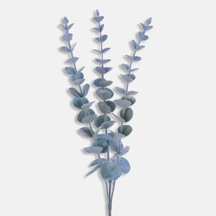 55cm Artificial Blue Eucalyptus Single Stem