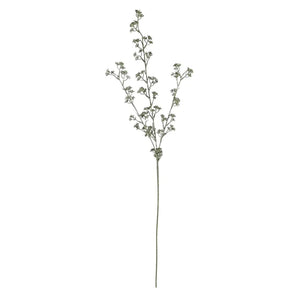 cm Green Mini Glitter Flower Spray - Christmas Xmas Artificial