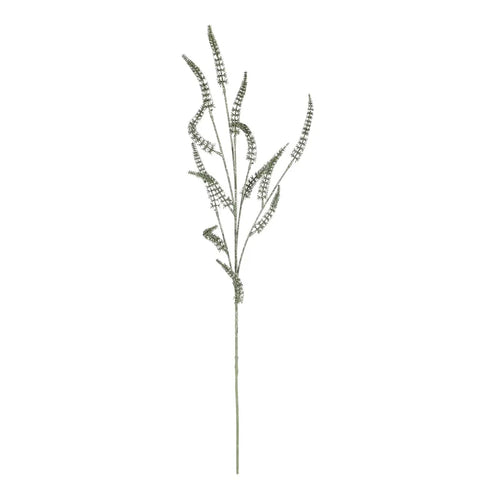 65cm Green Glitter Lavender Spray - Christmas Xmas Artificial