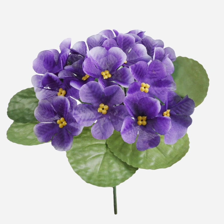 20cm Purple Violet Flower Bush - Artificial Flower
