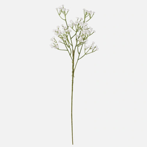 61cm White Gyp Spray - Single Stem