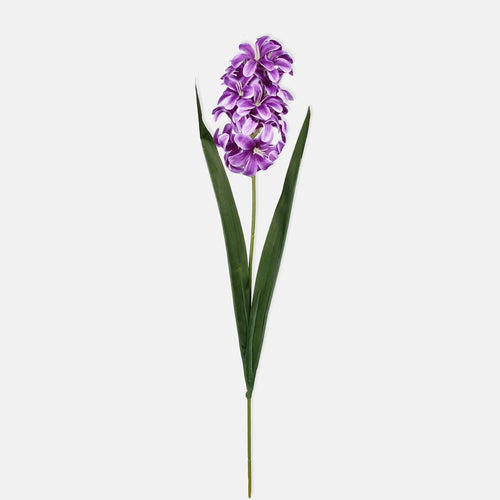 49cm Purple / Violet Hyacinth - Single Stem - Artificial Spring Flower