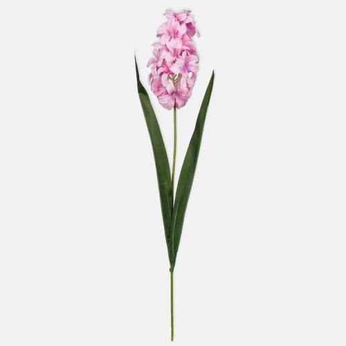 49cm Light Pink Hyacinth - Single Stem - Artificial Spring Flower