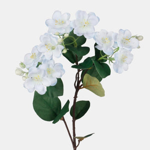 60cm Baby Blue Jasmine Single Stem - Artificial