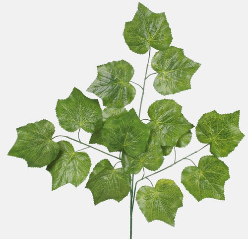 1 x 66cm Maple Branch Green Foliage Greenery - Single Stem