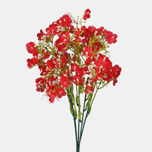 30cm Red Gyp / Babies Breath Bunch - Artificial Wedding Flower
