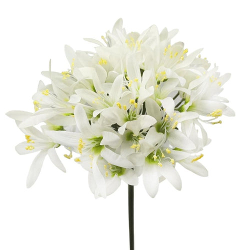 82cm Large White Nerine Single Stem - Artificial