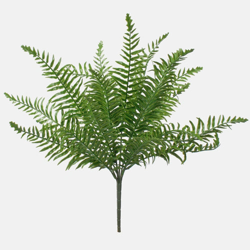 48cm Artificial Green Fern Bundle - Greenery