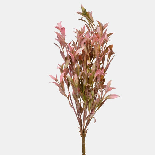 49cm Artificial Pink Sage Bouquet - Greenery