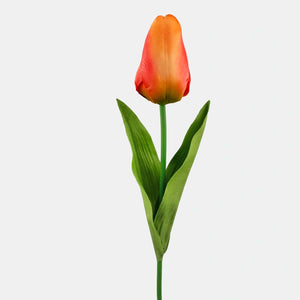 61cm Orange Tulip - Single Stem - Artificial Spring Flower