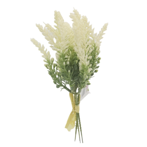 25cm Ivory Lavender Bundle - Artificial