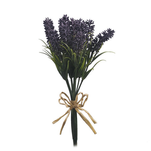 24 cm Flowering Lavender Bunch-Purple