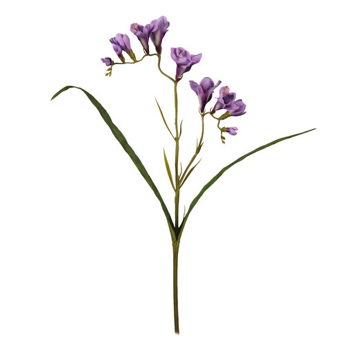 56cm Artificial Flower Lavender Freesia Single Stem