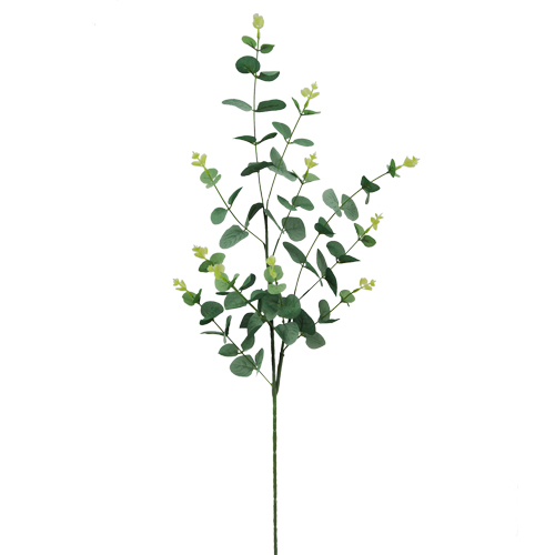 94cm Green Eucalyptus Single Stem - Artificial Flower Greenery Foliage