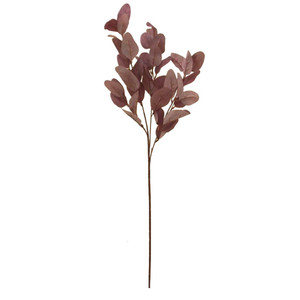 82cm Large Leaf Spray Burgundy - Foliage Greenery Artificial