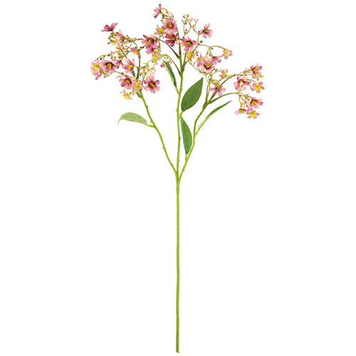 Artificial Vintage Pink Daphne Spray 72cm Stem