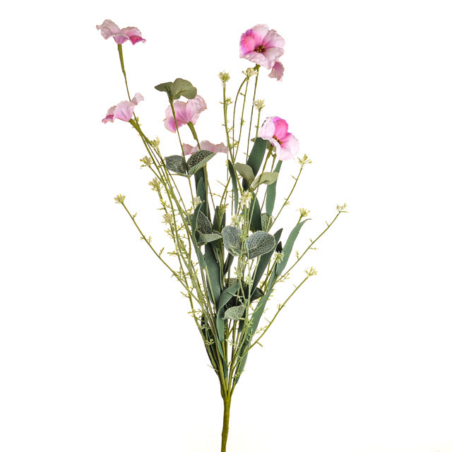 Artificial Petunia Spray Pale Pink 52 cm