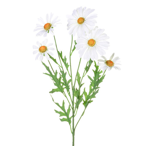 Artificial Daisy Spray White 66 cm