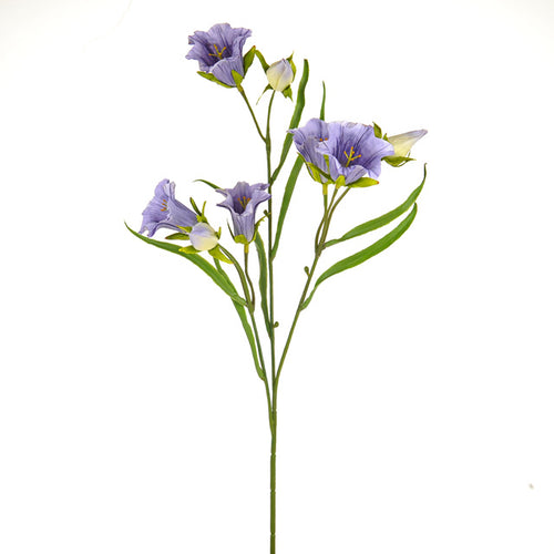 48 cm Artificial Bell Flower Lilac Single Stem