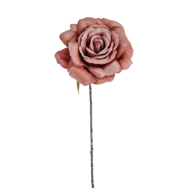 46 cm Dusky Pink Rose Stem