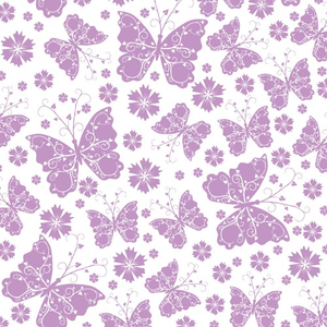 80cm x 100m Lilac Butterfly Cellophane - LARGE ITEM
