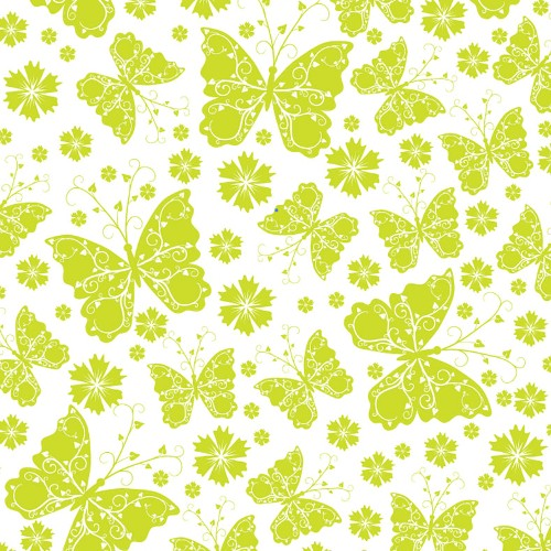 80cm x 100m Lime Green Butterfly Cellophane - LARGE ITEM