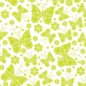80cm x 100m Lime Green Butterfly Cellophane - LARGE ITEM